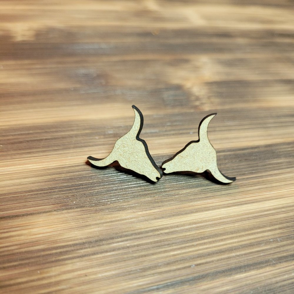 Bull Head Earrings